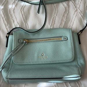Kate Spade blue bag with long strap